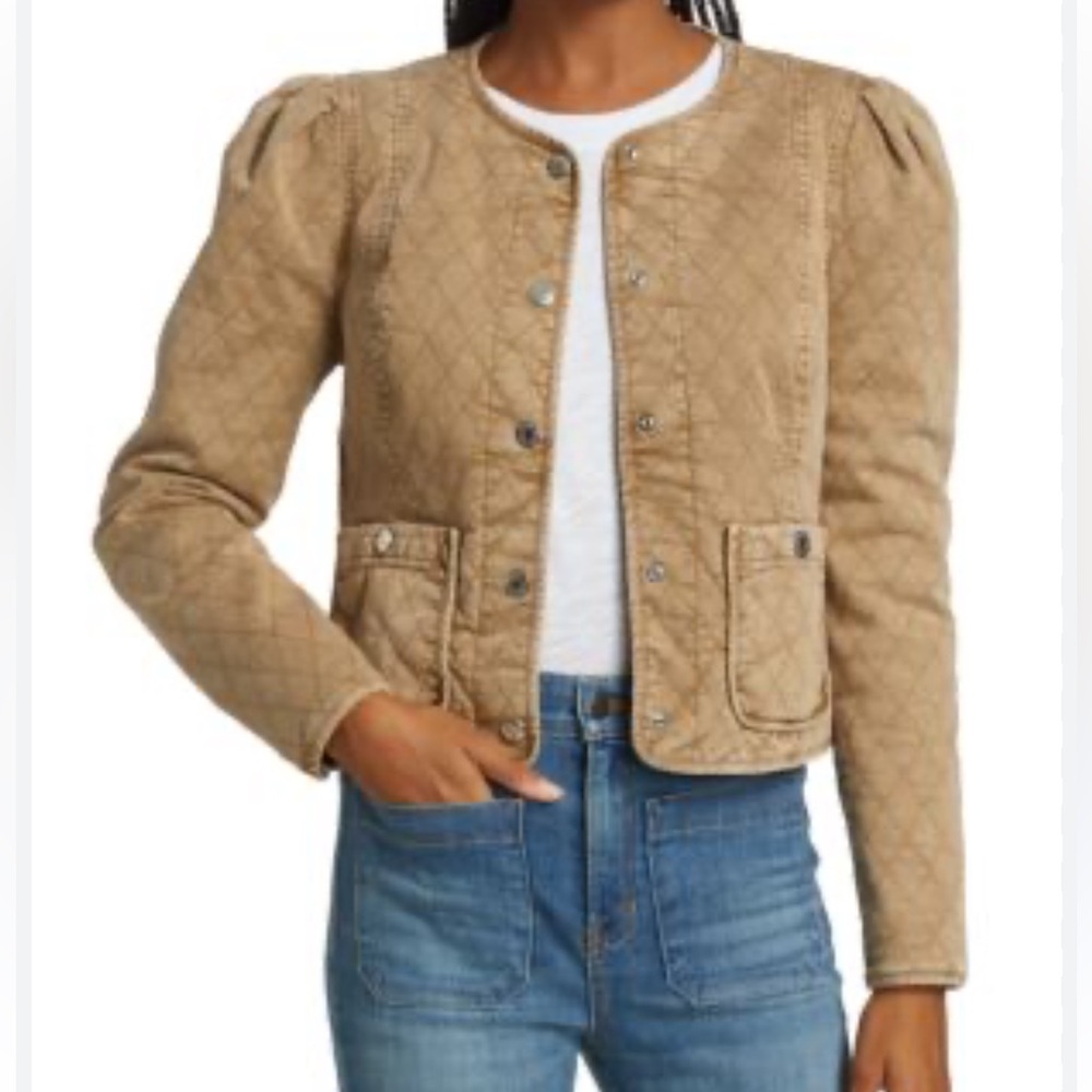 Veronica Beard Tan Utility Jacket